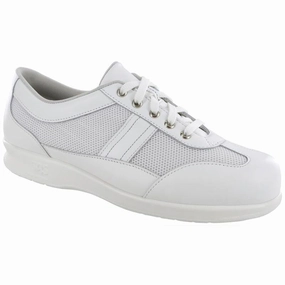 Free Time Mesh - White SAS comfort walking shoes with supportive build