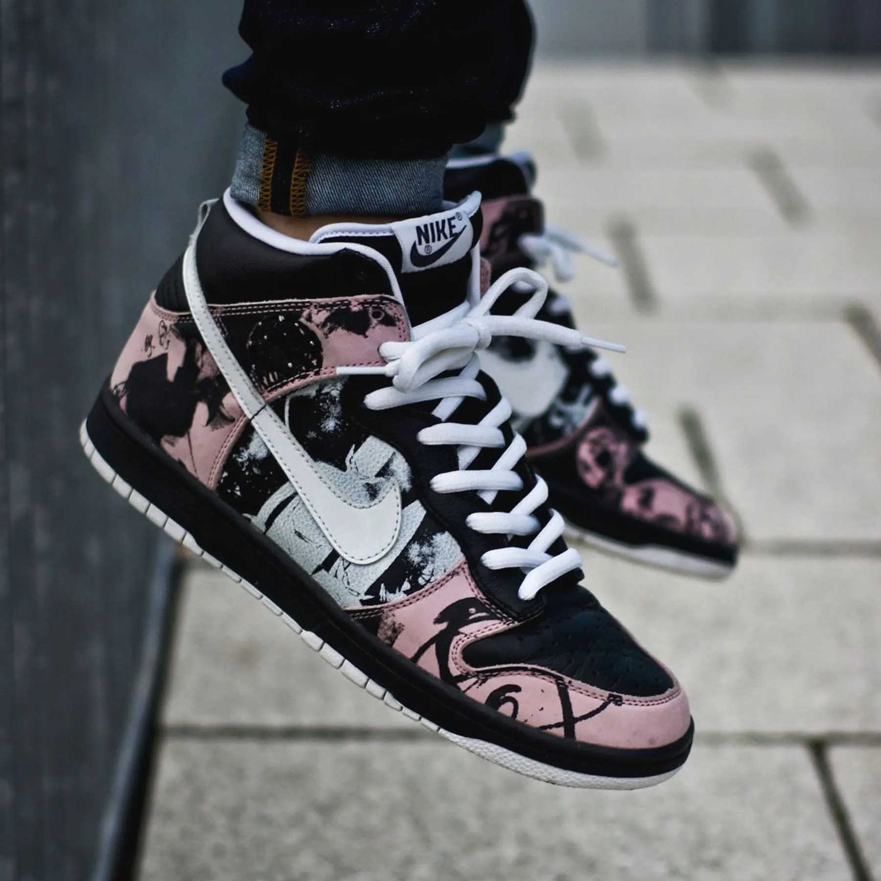 Futura x UNKLE x Nike Dunk High Pro SB 'Unkle' Nike SB skateboarding shoes