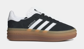 Gazelle Bold Womens Lifestyle Shoes (Black/White) Adidas Gazelle vintage-inspired casual sneakers