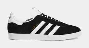 Gazelle Grade School Lifestyle Shoes (Black) Adidas Gazelle vintage-inspired casual sneakers