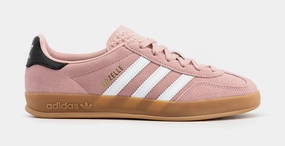 Gazelle Indoor Grade School Lifestyle Shoes (Sandy Pink/Cloud White/Gum) Adidas Gazelle vintage-inspired casual sneakers