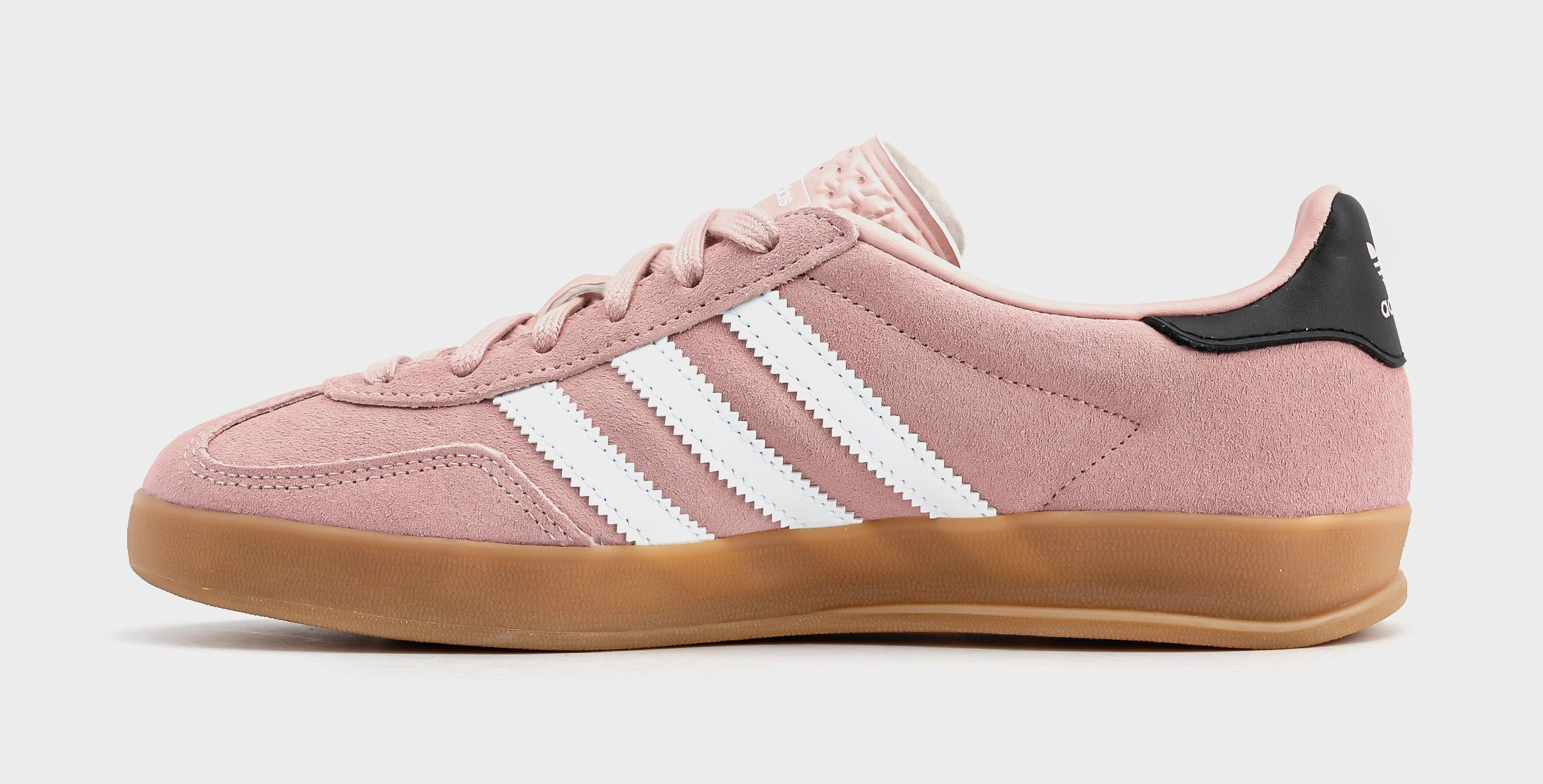 Gazelle Indoor Grade School Lifestyle Shoes (Sandy Pink/Cloud White/Gum) Old-school fashion sneakers