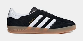 Gazelle Indoor Mens Lifestyle Shoes (Core Black/White/Gum) Adidas Gazelle vintage-inspired casual sneakers