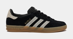 Gazelle Indoor Womens Lifestyle Shoes (Black/Beige/Gum) Adidas Gazelle vintage-inspired casual sneakers