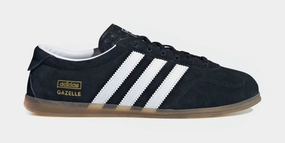 Gazelle Lo Pro Womens Lifestyle Shoes (Core Black/Cloud White/Gum) Adidas Gazelle vintage-inspired casual sneakers