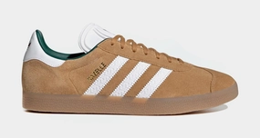 Gazelle Mens Lifestyle Shoes (Mesa/Cloud White /Collegiate Burgundy) Adidas Gazelle vintage-inspired casual sneakers