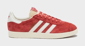 Gazelle Mens Lifestyle Shoes (Red) Adidas Gazelle vintage-inspired casual sneakers