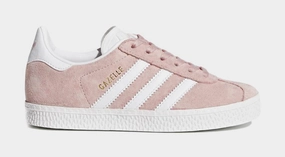 Gazelle Preschool Lifestyle Shoes (Pink) Adidas Gazelle vintage-inspired casual sneakers