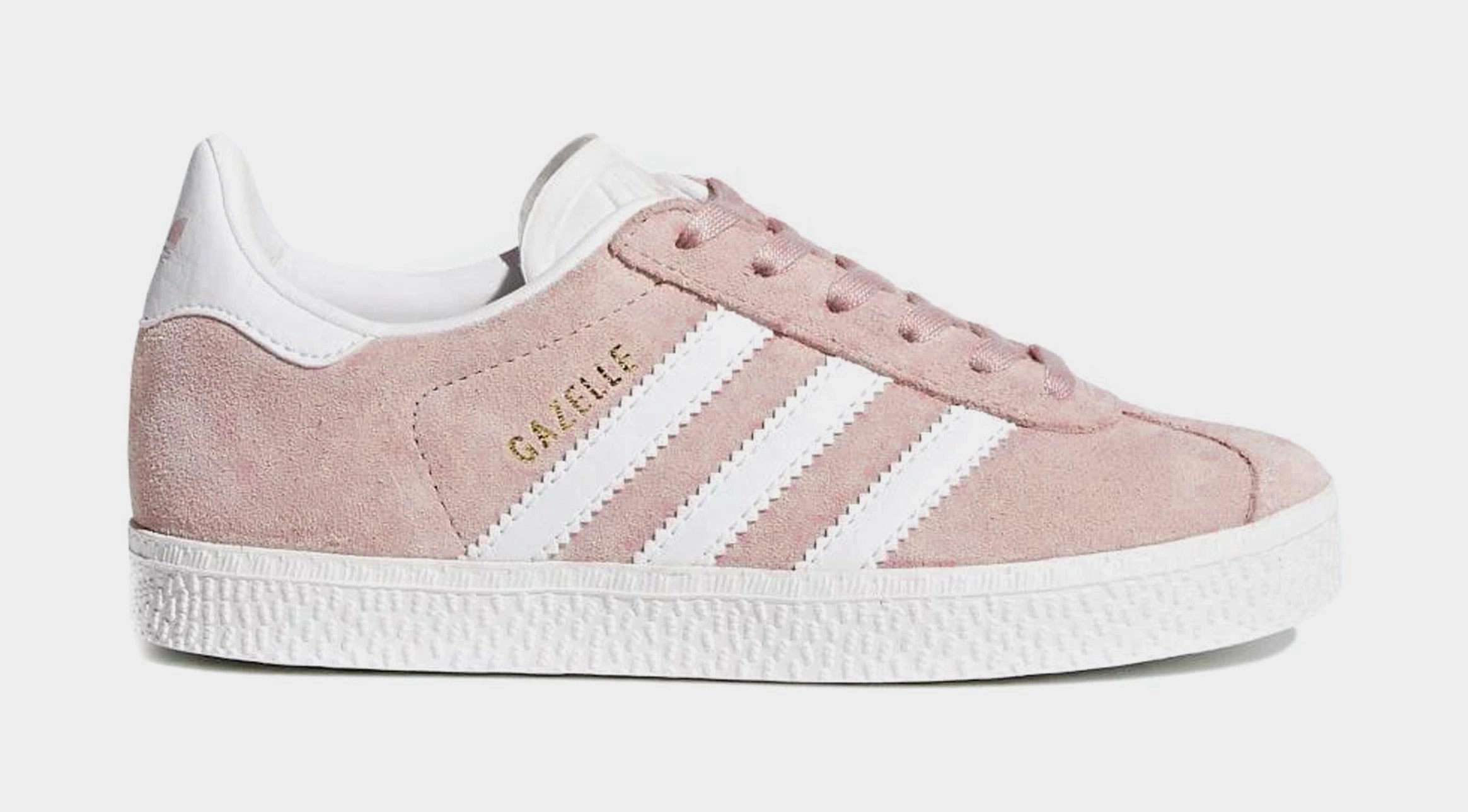 Gazelle Preschool Lifestyle Shoes (Pink) Adidas Gazelle vintage-inspired casual sneakers