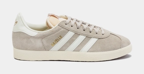 Gazelle Wonder Beige Mens Lifestyle Shoes (Wonder Beige/Off White) Adidas Gazelle vintage-inspired casual sneakers