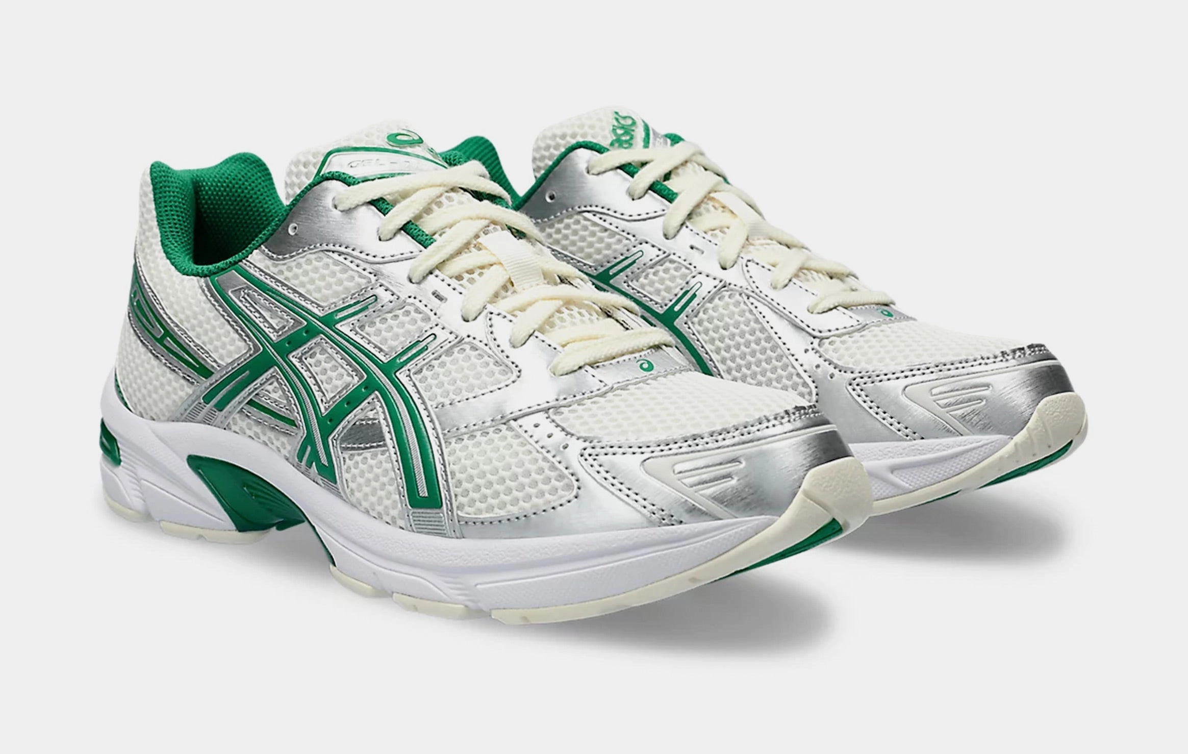Gel 1130 Mens Running Shoes (Cream/Kale) Adaptive running trainers