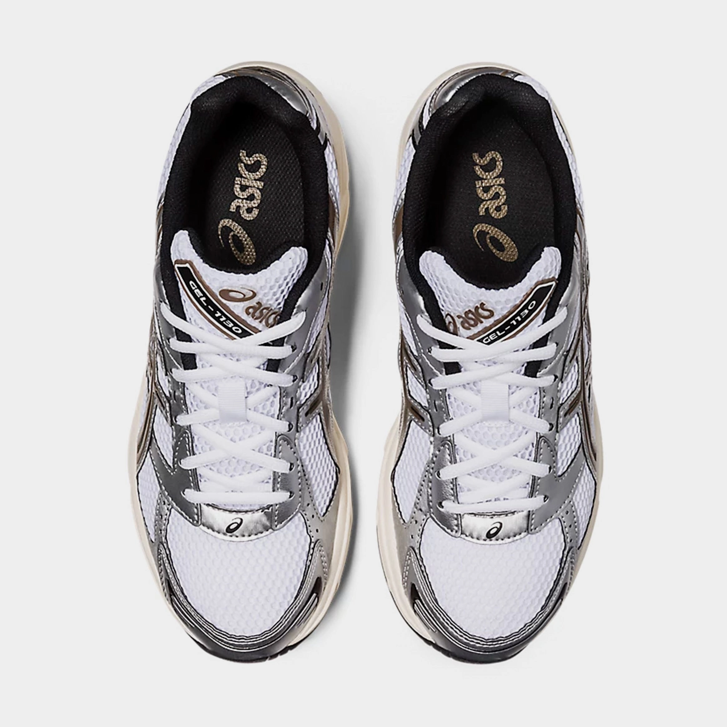 Gel 1130 Mens Running Shoes (White/Clay Canyon) Free Shipping Adaptive running trainers