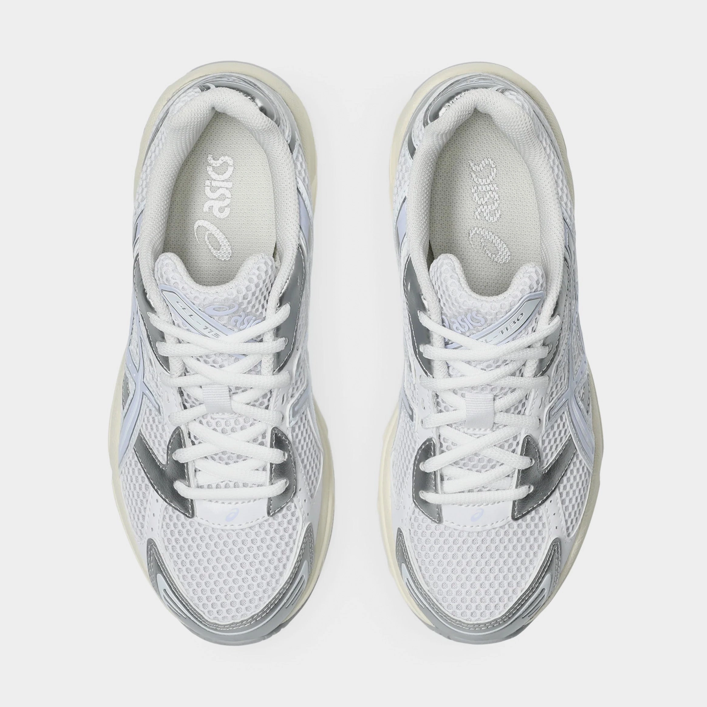 Gel 1130 Womens Running Shoes (White/Blue Fade) Adaptive running trainers