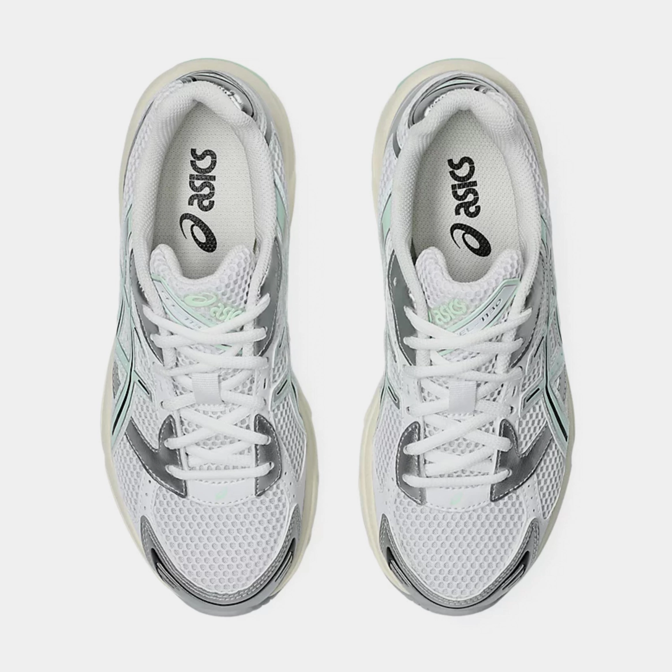 Gel 1130 Womens Running Shoes (White/Mint Tint) Adaptive running trainers