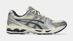 Gel Kayano 14 Mens Running Shoes (Oyster White/Steeple Grey) Everyday wear Asics shoes
