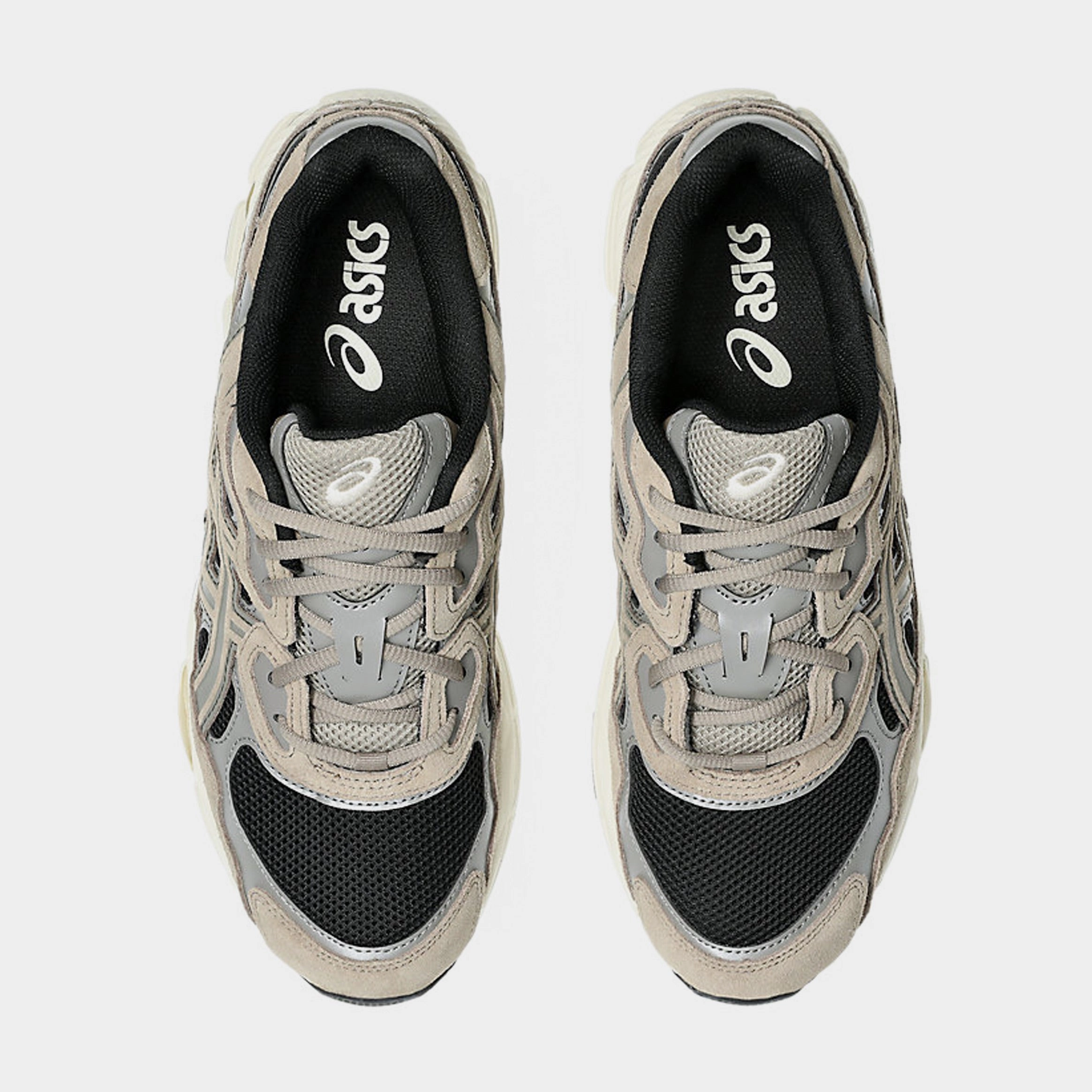Gel NYC Mens Running Shoes (Black/Grey/Beige) Free Shipping Adaptive running trainers