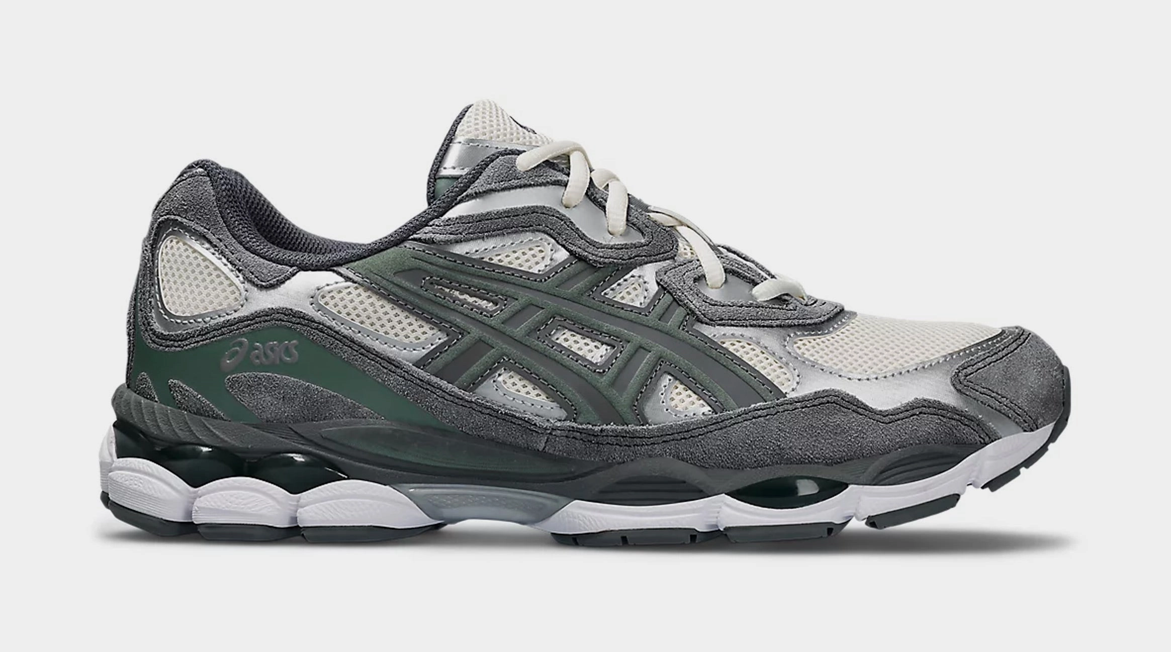 Gel NYC Mens Running Shoes (Cream/Steel Grey) Everyday wear Asics shoes