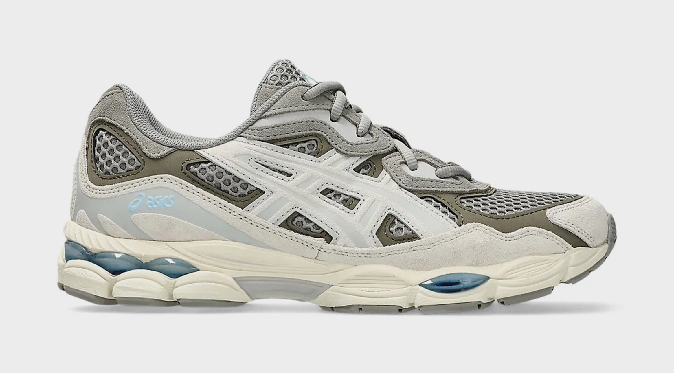 Gel NYC Mens Running Shoes (Grey/Beige) Everyday wear Asics shoes