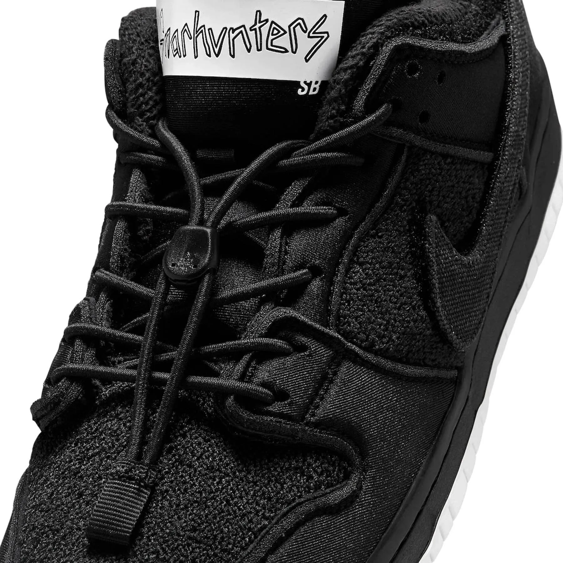 Gnarhunters x Nike Dunk Low SB 'Black' Nike SB skateboarding shoes