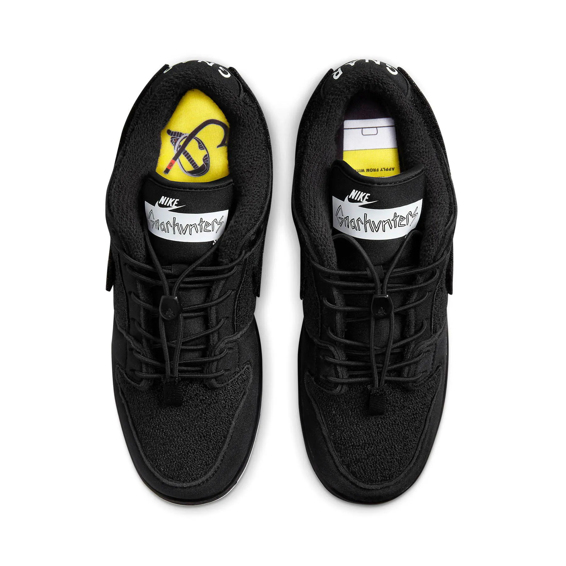 Gnarhunters x Nike Dunk Low SB 'Black' Nike SB skateboarding shoes
