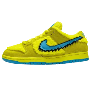 Grateful Dead x Nike Dunk Low SB 'Yellow Bear' Nike SB skate shoes with padded support and grip