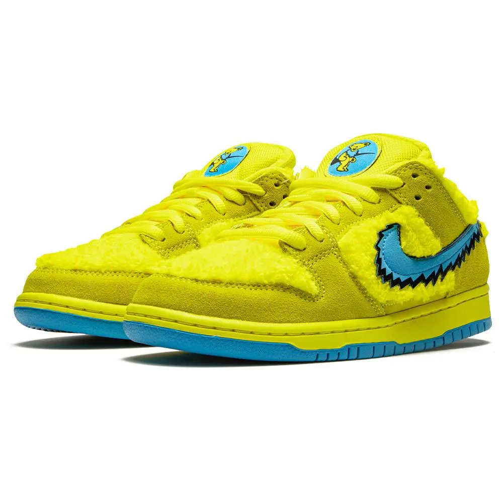 Grateful Dead x Nike Dunk Low SB 'Yellow Bear' Nike SB skateboarding shoes
