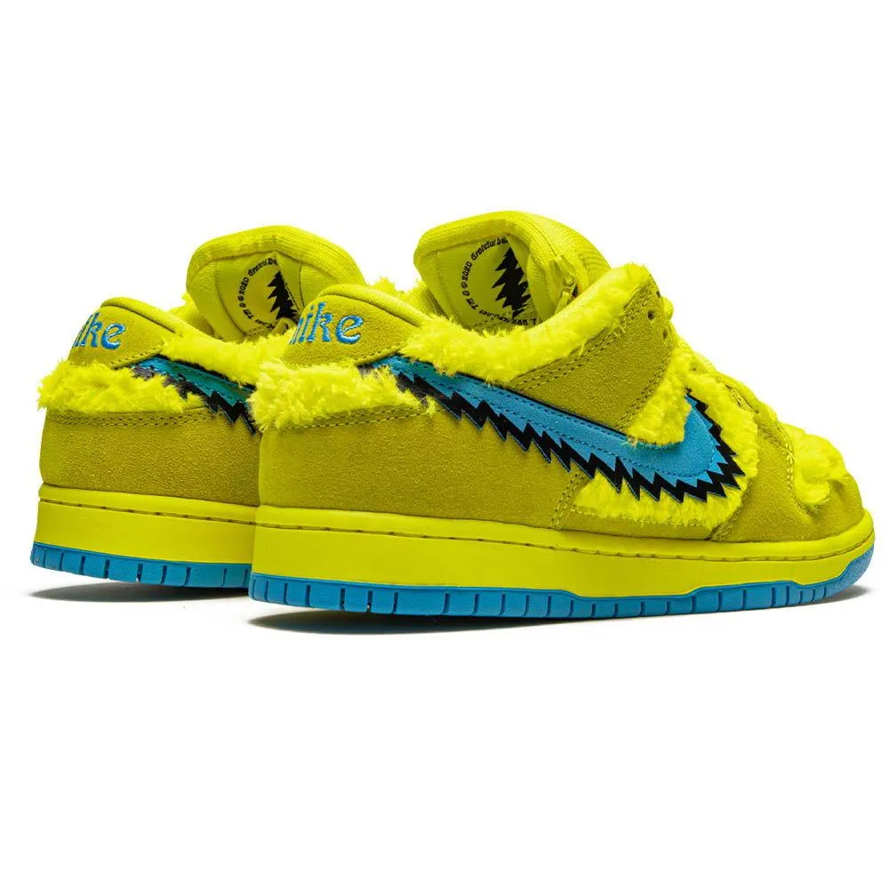 Grateful Dead x Nike Dunk Low SB 'Yellow Bear' Nike SB skateboarding shoes