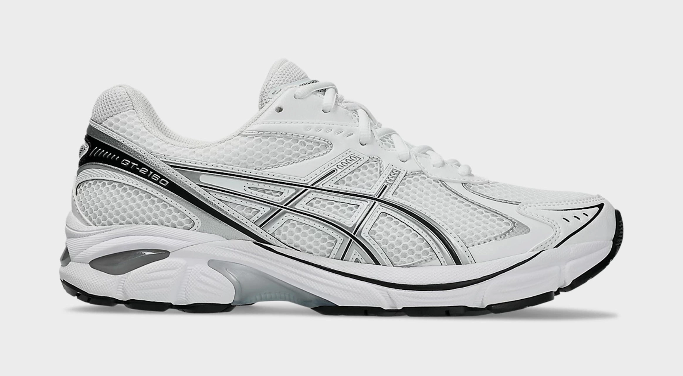 GT 2160 Mens Lifestyle Shoes (White/Pure Silver) Free Shipping Everyday wear Asics shoes