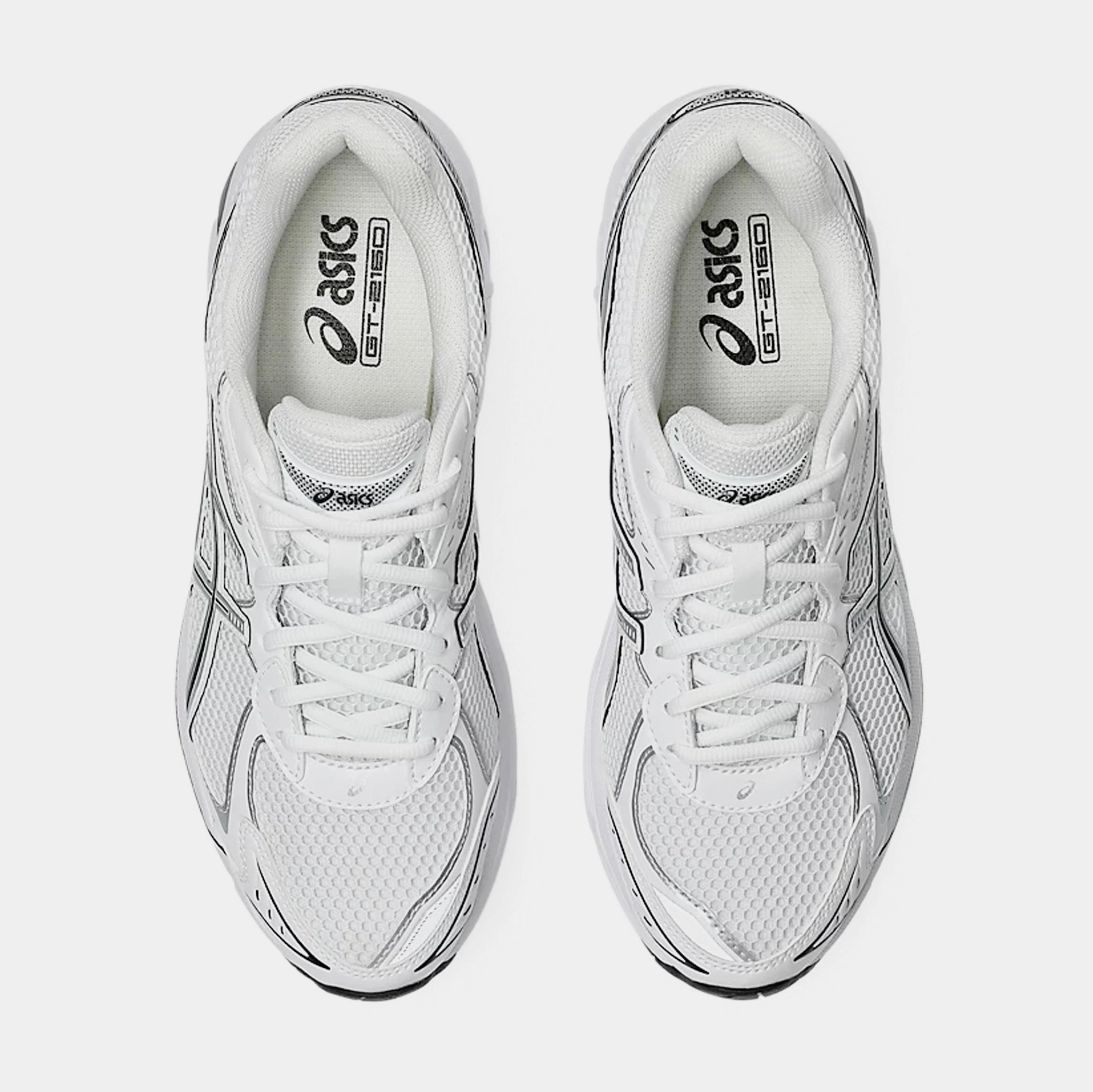 GT 2160 Mens Lifestyle Shoes (White/Pure Silver) Free Shipping Adaptive running trainers