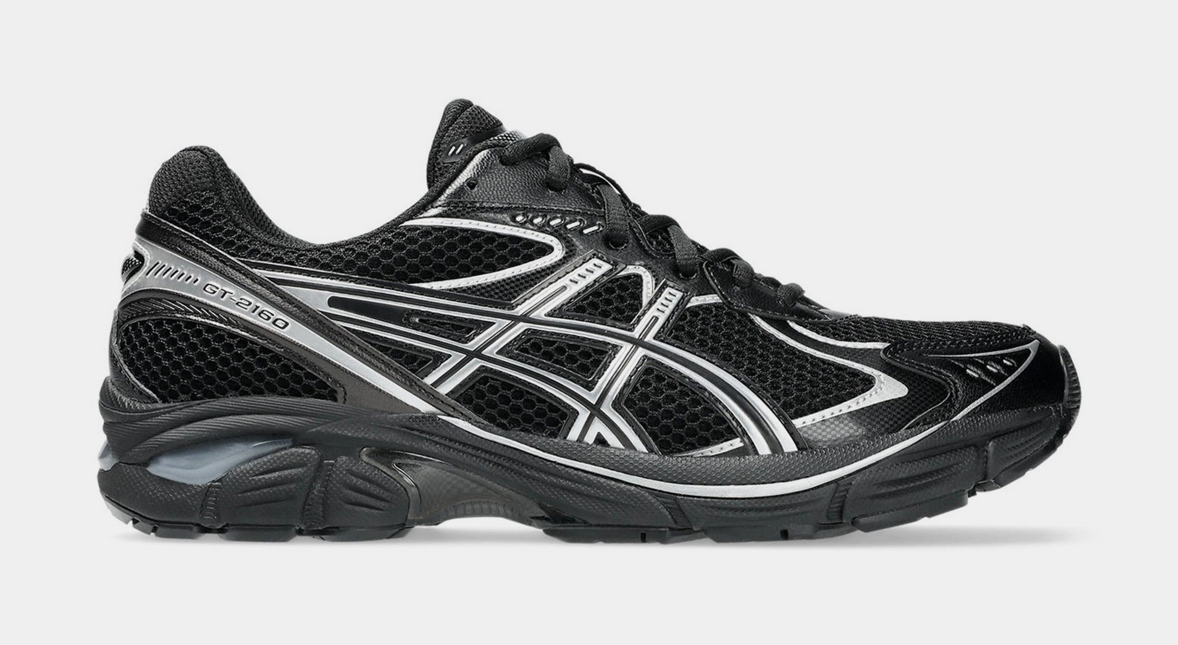 GT 2160 Mens Running Shoes (Black/Pure Silver) Everyday wear Asics shoes