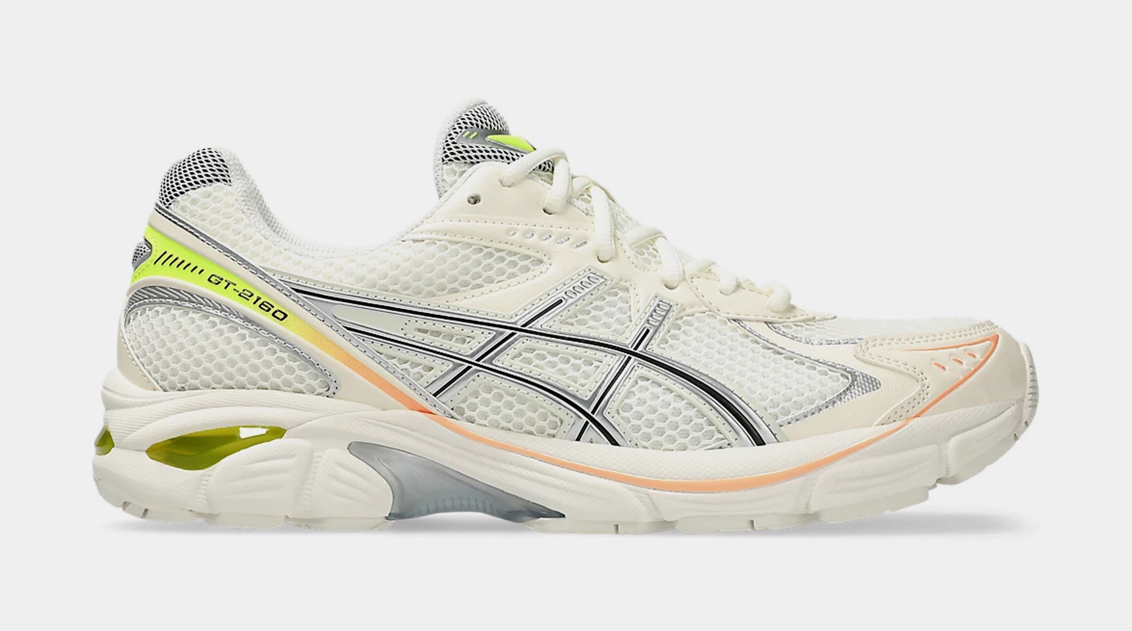 GT 2160 Paris Mens Running Shoes (Cream/Safety Yellow) Everyday wear Asics shoes