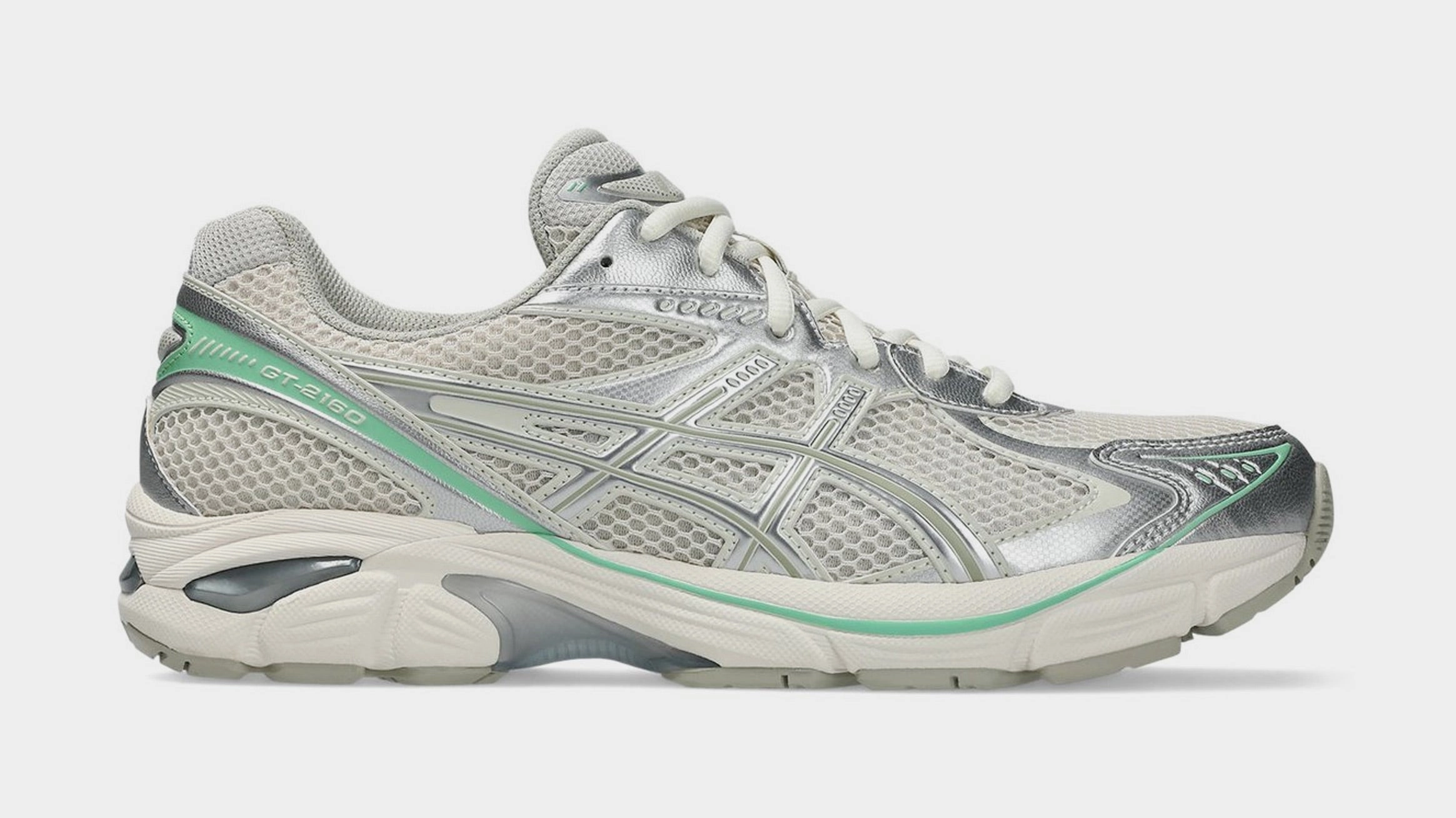 GT 2160 Womens Running Shoes (Smoke Grey/Peppermint) Everyday wear Asics shoes
