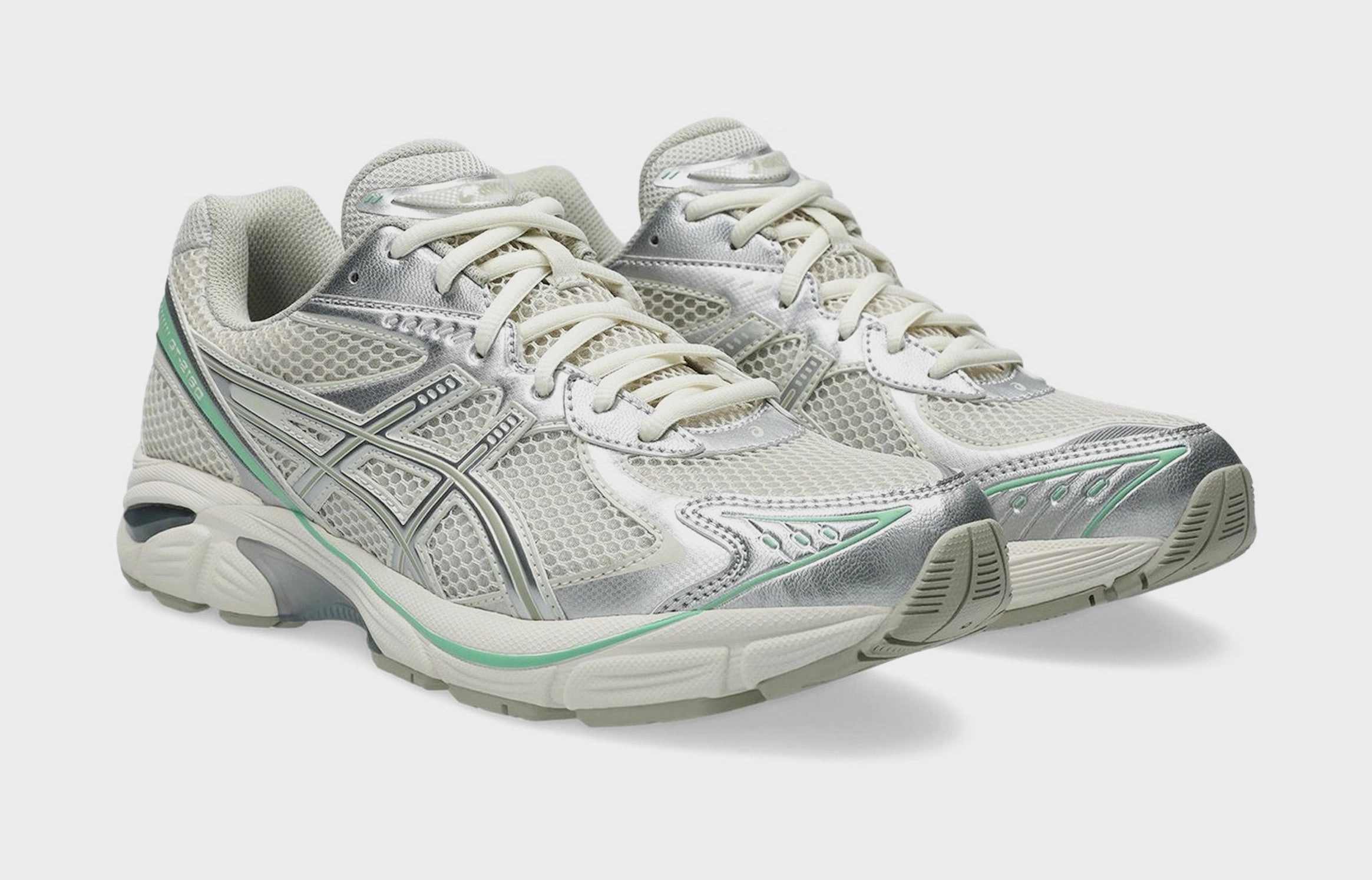 GT 2160 Womens Running Shoes (Smoke Grey/Peppermint) Adaptive running trainers