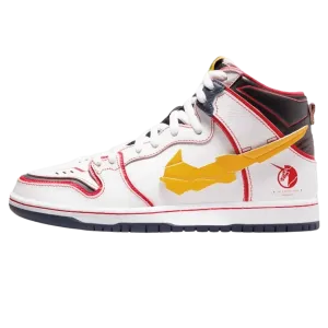 Gundam x Dunk High SB 'Project Unicorn - RX-0' Nike SB skate shoes with padded support and grip