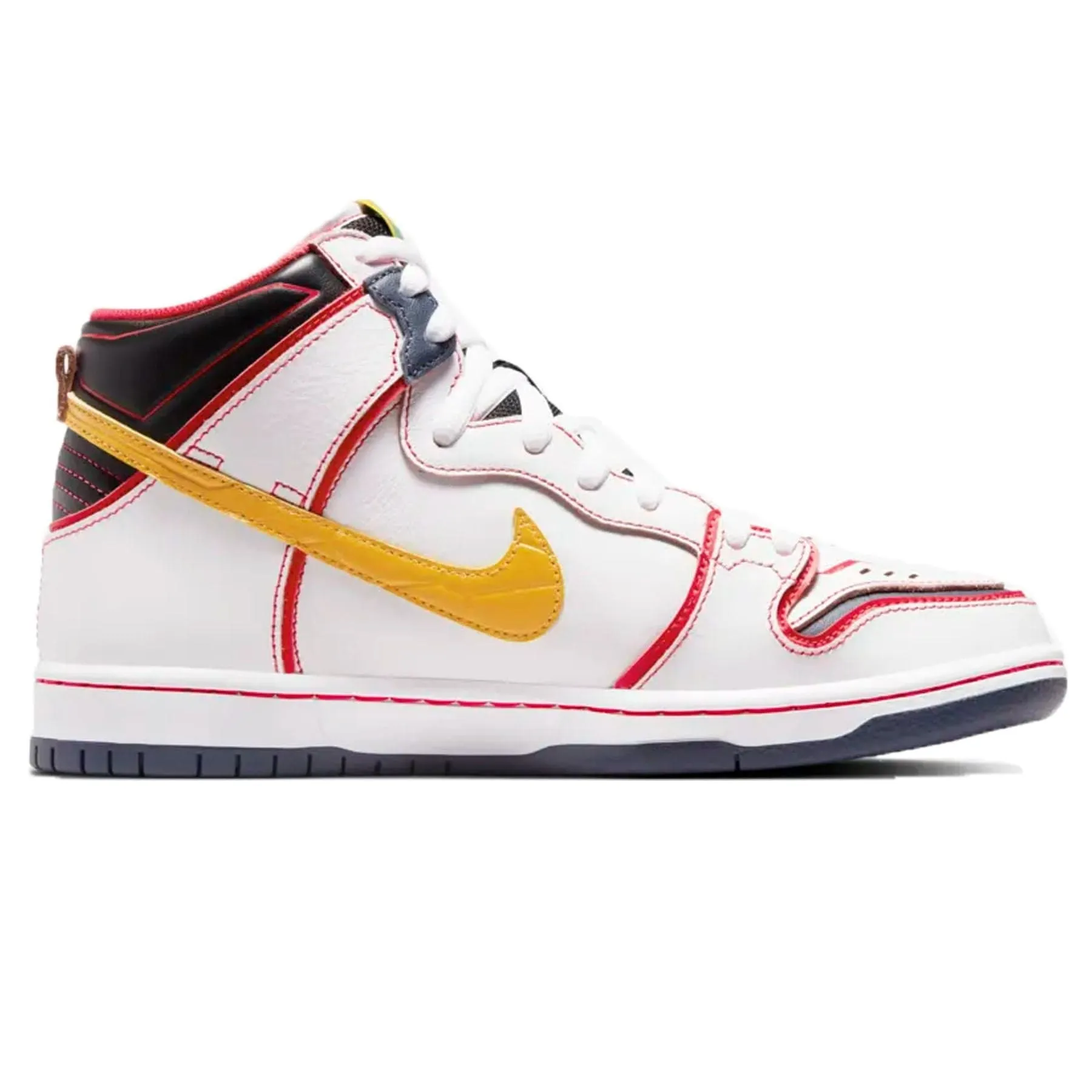 Gundam x Dunk High SB 'Project Unicorn - RX-0' Nike SB skateboarding shoes
