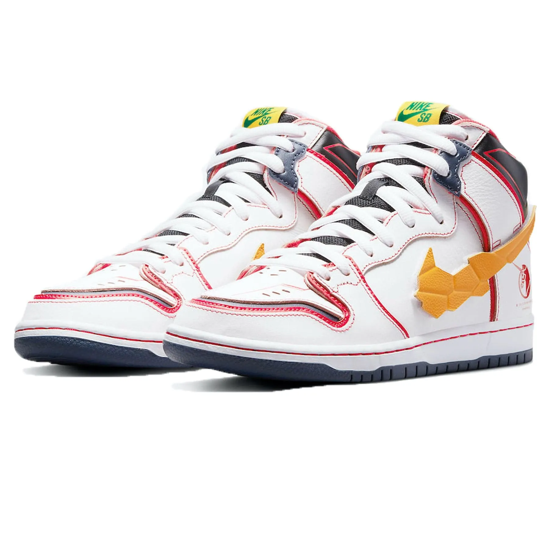 Gundam x Dunk High SB 'Project Unicorn - RX-0' Nike SB skateboarding shoes