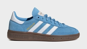 Handball Spezial Grade School Lifestyle Shoes (Light Blue/White/Gum) Adidas Handball Spezial low-top lifestyle shoes