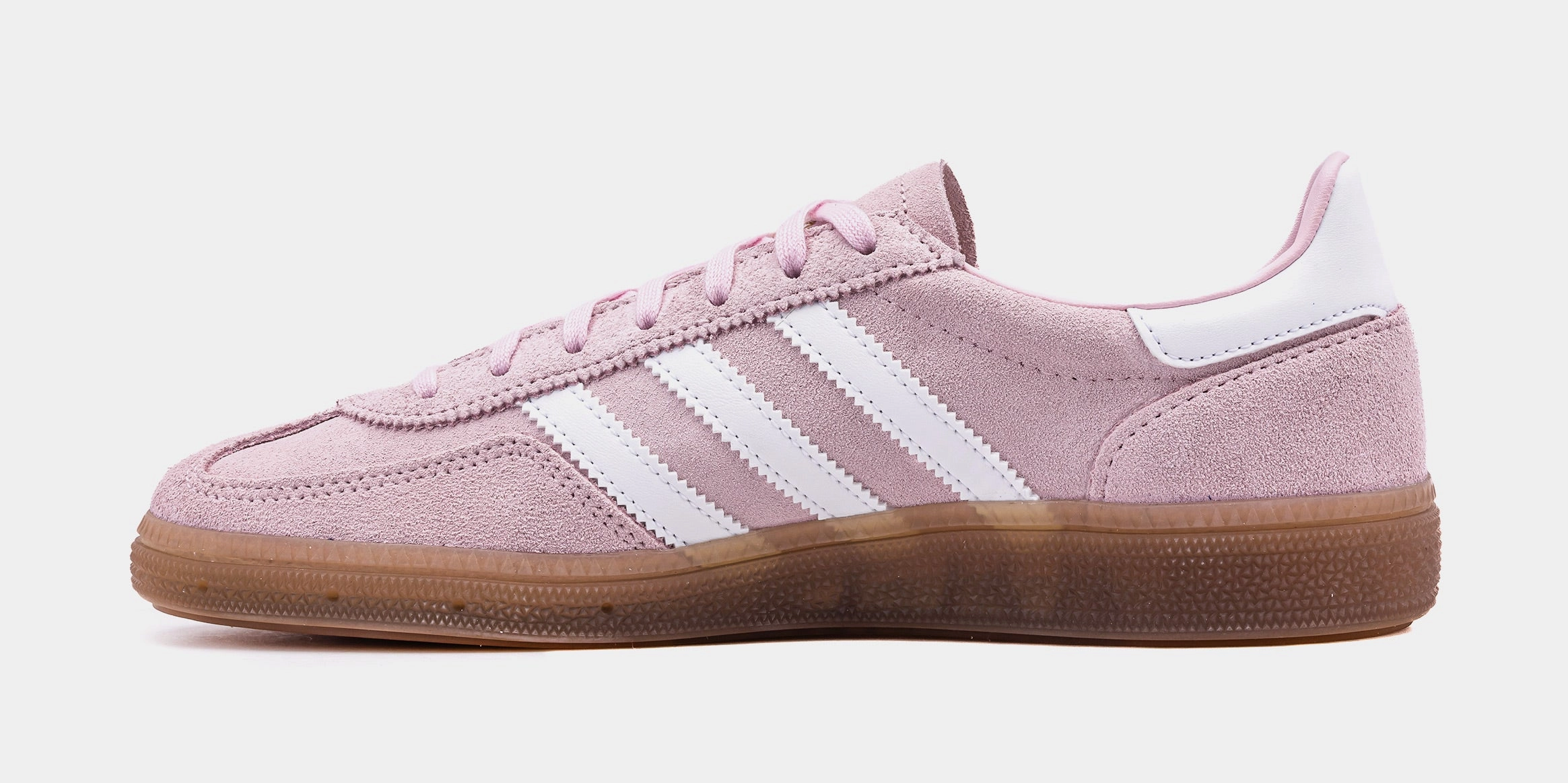 Handball Spezial Grade School Lifestyle Shoes (Pink/Core White) Retro gym-inspired shoes