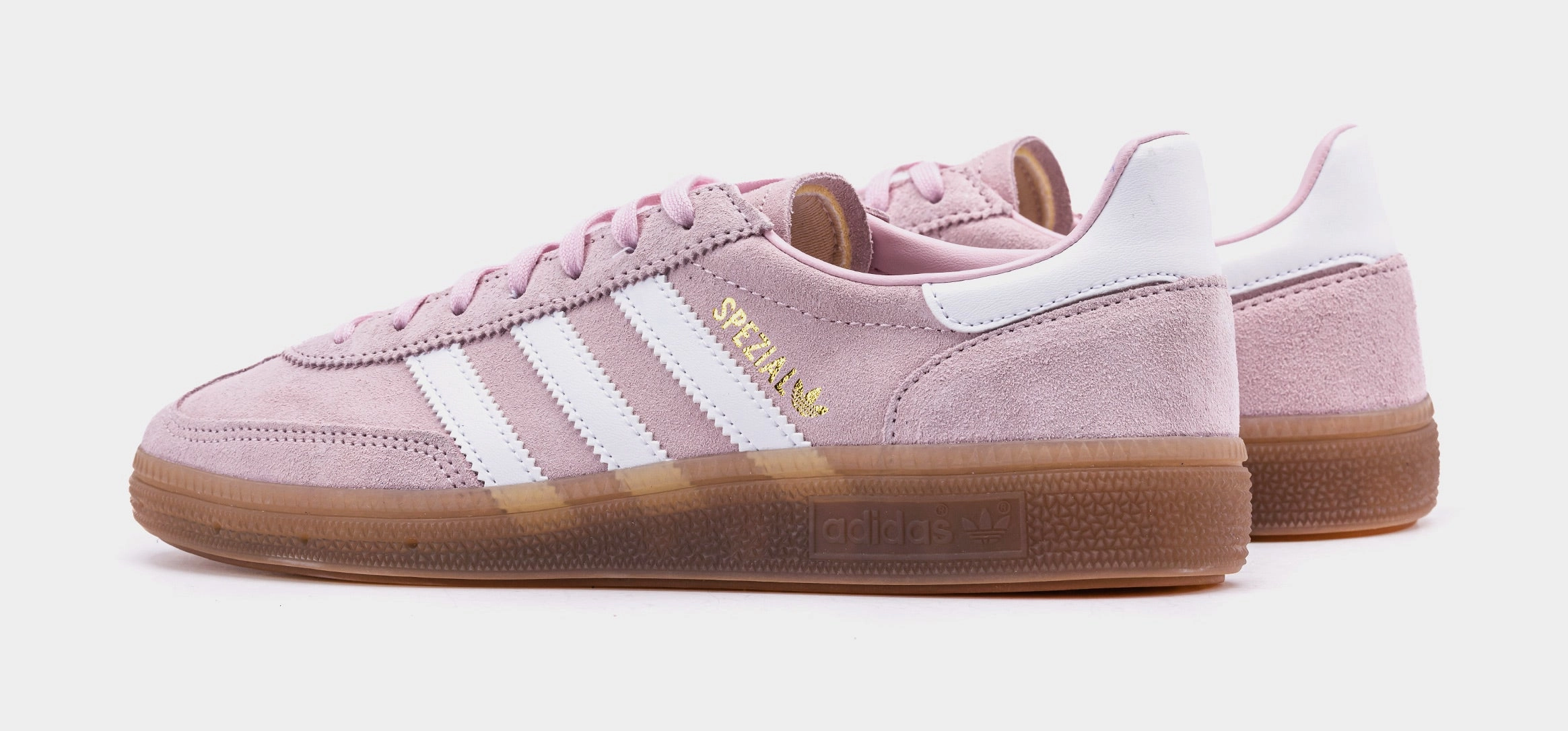 Handball Spezial Grade School Lifestyle Shoes (Pink/Core White) Retro gym-inspired shoes