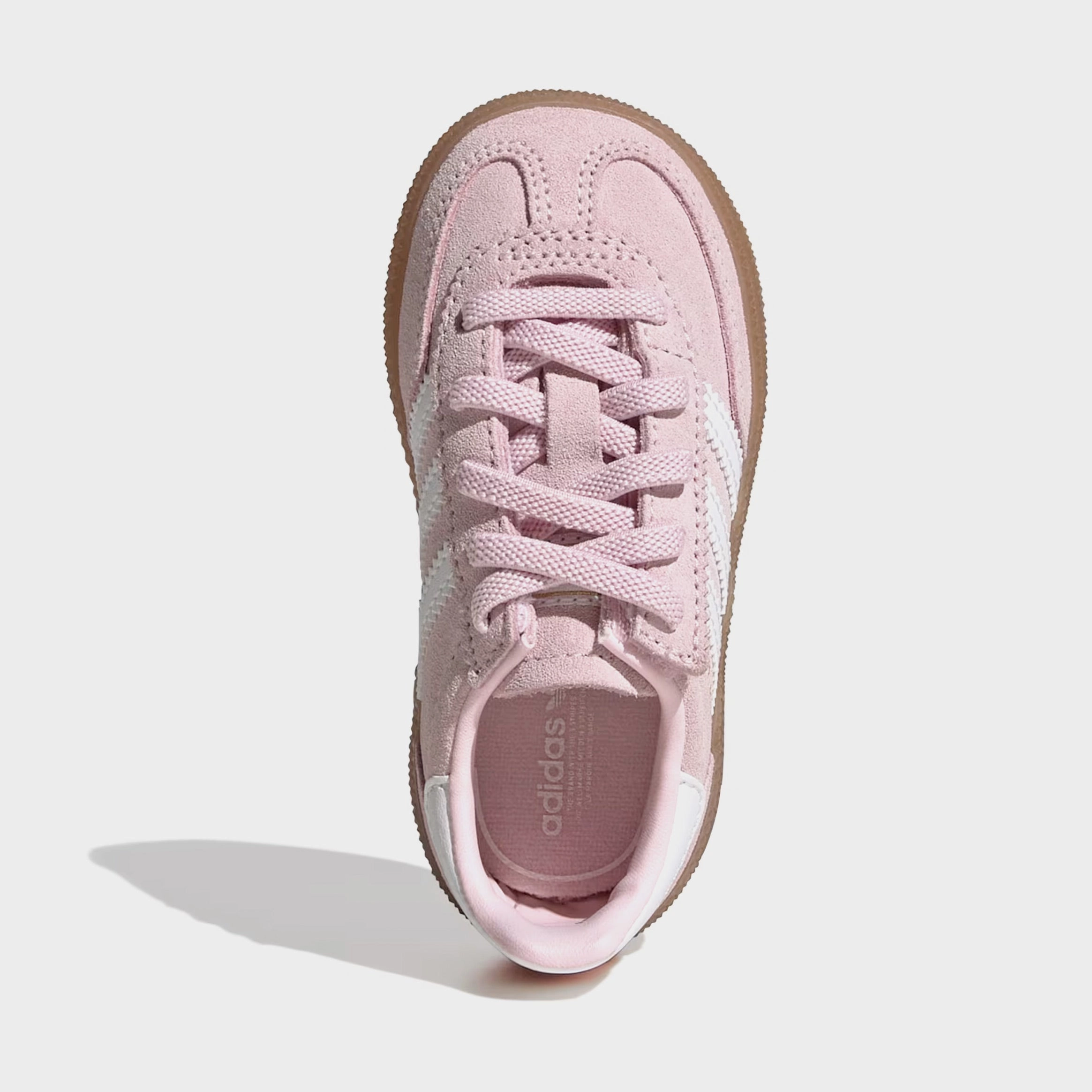 Handball Spezial Infant Toddler Lifestyle Shoes (Clear Pink/Cloud White/Gum) Retro gym-inspired shoes
