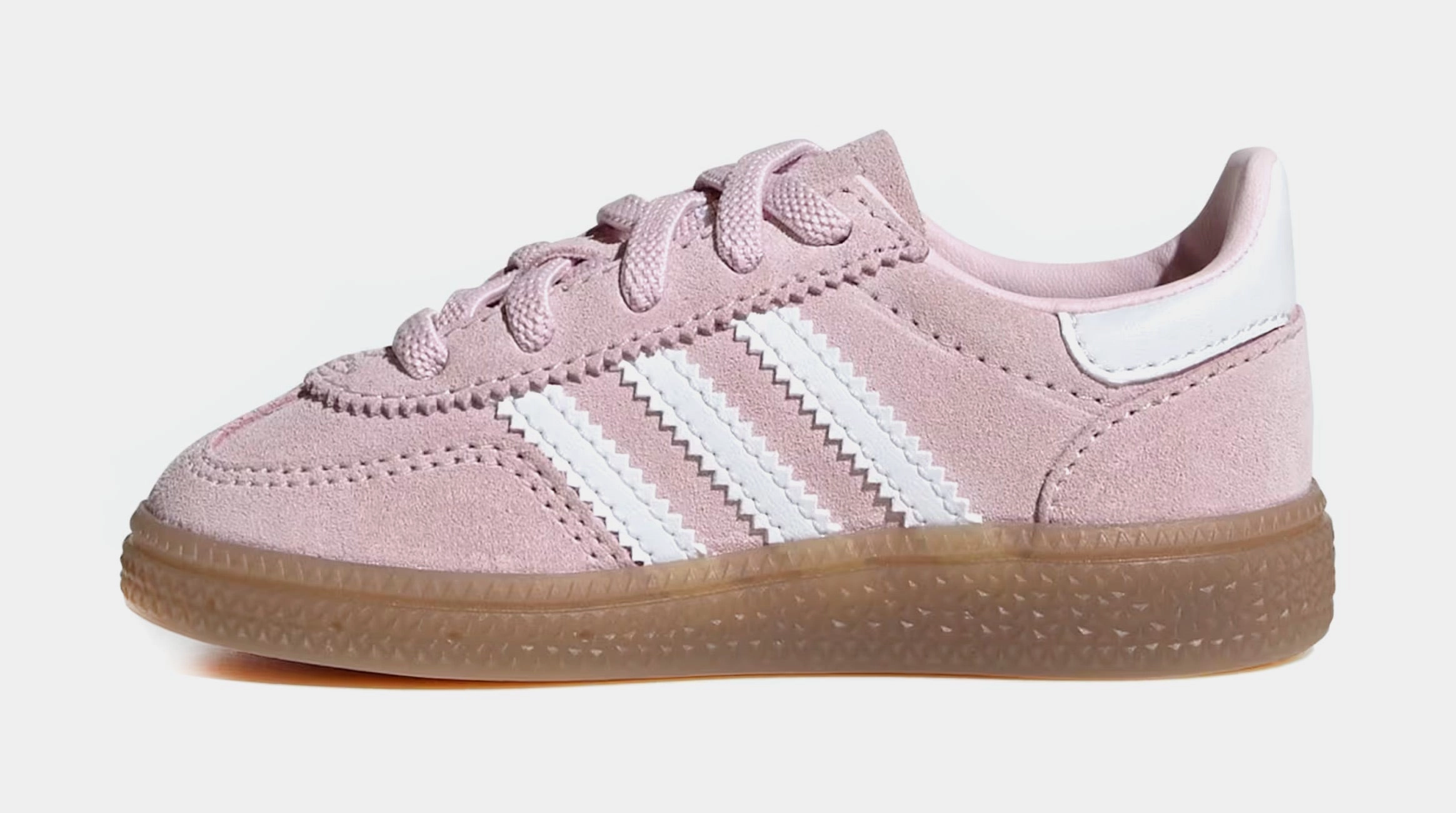 Handball Spezial Infant Toddler Lifestyle Shoes (Clear Pink/Cloud White/Gum) Retro gym-inspired shoes