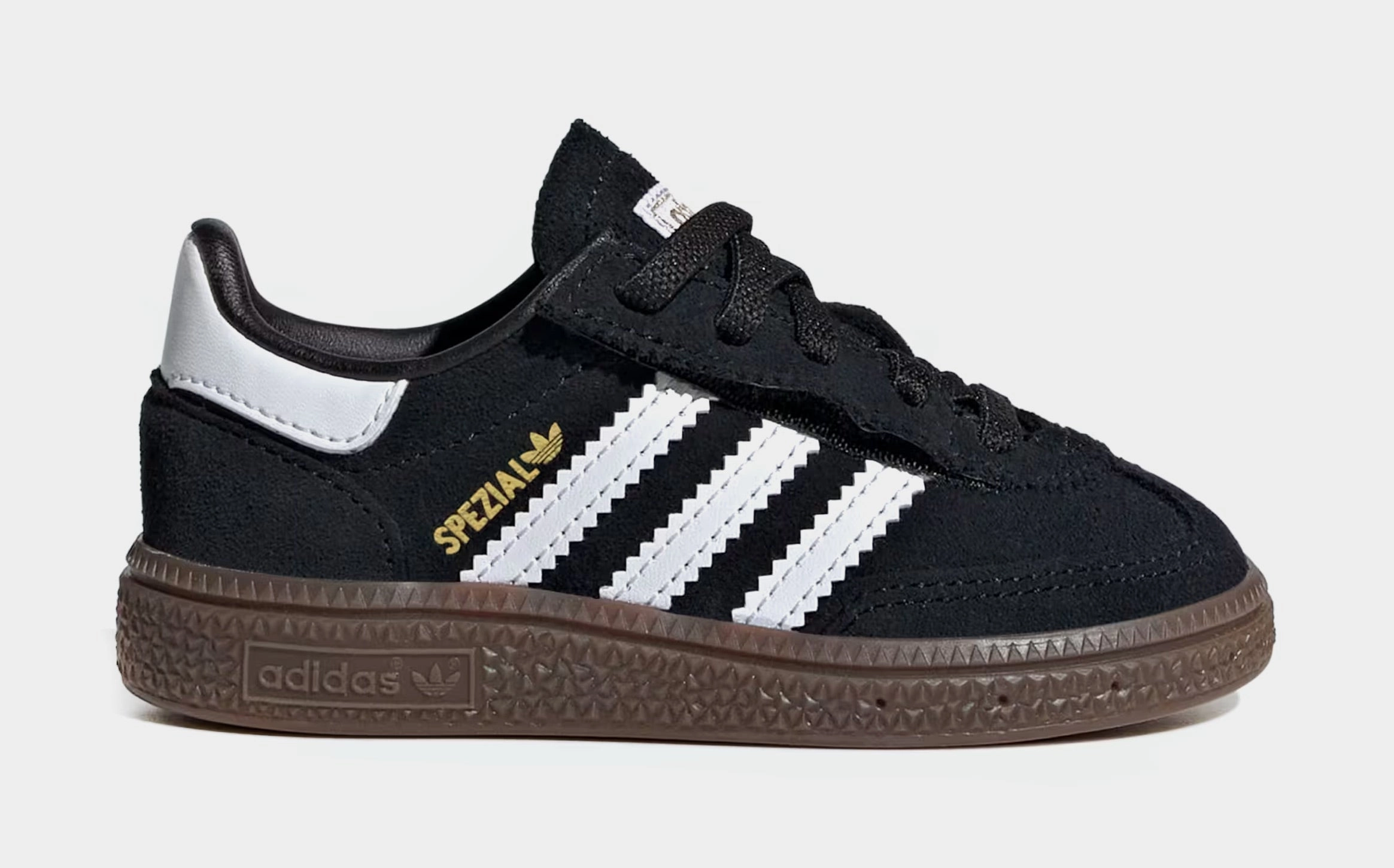 Handball Spezial Infant Toddler Lifestyle Shoes (Cloud White/Black/Gum) Adidas Handball Spezial low-top lifestyle shoes