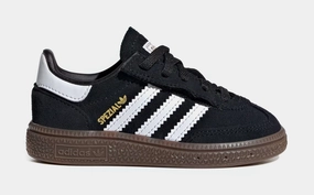 Handball Spezial Infant Toddler Lifestyle Shoes (Cloud White/Black/Gum) Adidas Handball Spezial low-top lifestyle shoes