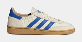 Handball Spezial Mens Lifestyle Shoes (Cream White/Blue/Warm Sandstone) Adidas Handball Spezial low-top lifestyle shoes
