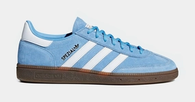 Handball Spezial Mens Lifestyle Shoes (Light Blue/Cloud White/Gum) Adidas Handball Spezial low-top lifestyle shoes