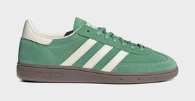 Handball Spezial Mens Lifestyle Shoes (Preloved Green/Cream White/Crystal White) Adidas Handball Spezial low-top lifestyle shoes