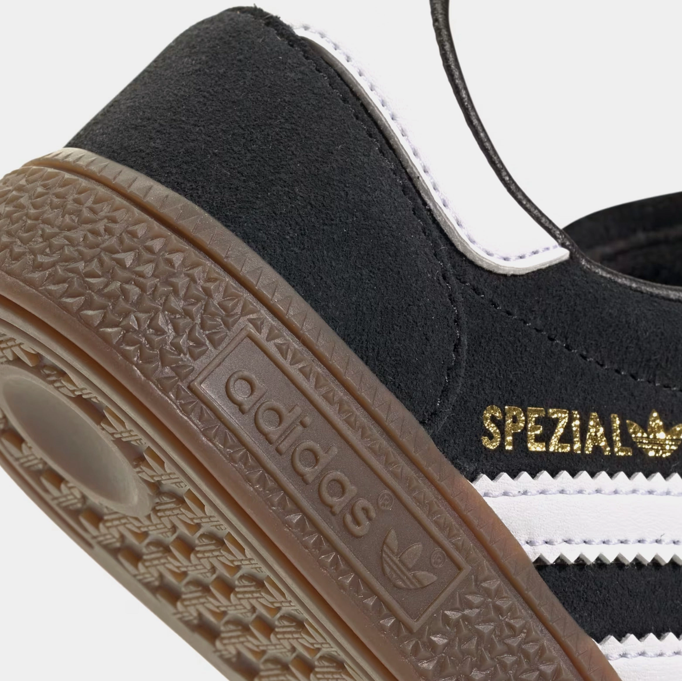 Handball Spezial Preschool Lifestyle Shoes (Black/Cloud White/Gum) Retro gym-inspired shoes