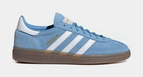 Handball Spezial Womens Lifestyle Shoes (Light Blue/Cloud White/Gum) Adidas Handball Spezial low-top lifestyle shoes