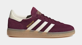 Handball Spezial Womens Lifestyle Shoes (Maroon/Cream White/Gold Metallic) Adidas Handball Spezial low-top lifestyle shoes