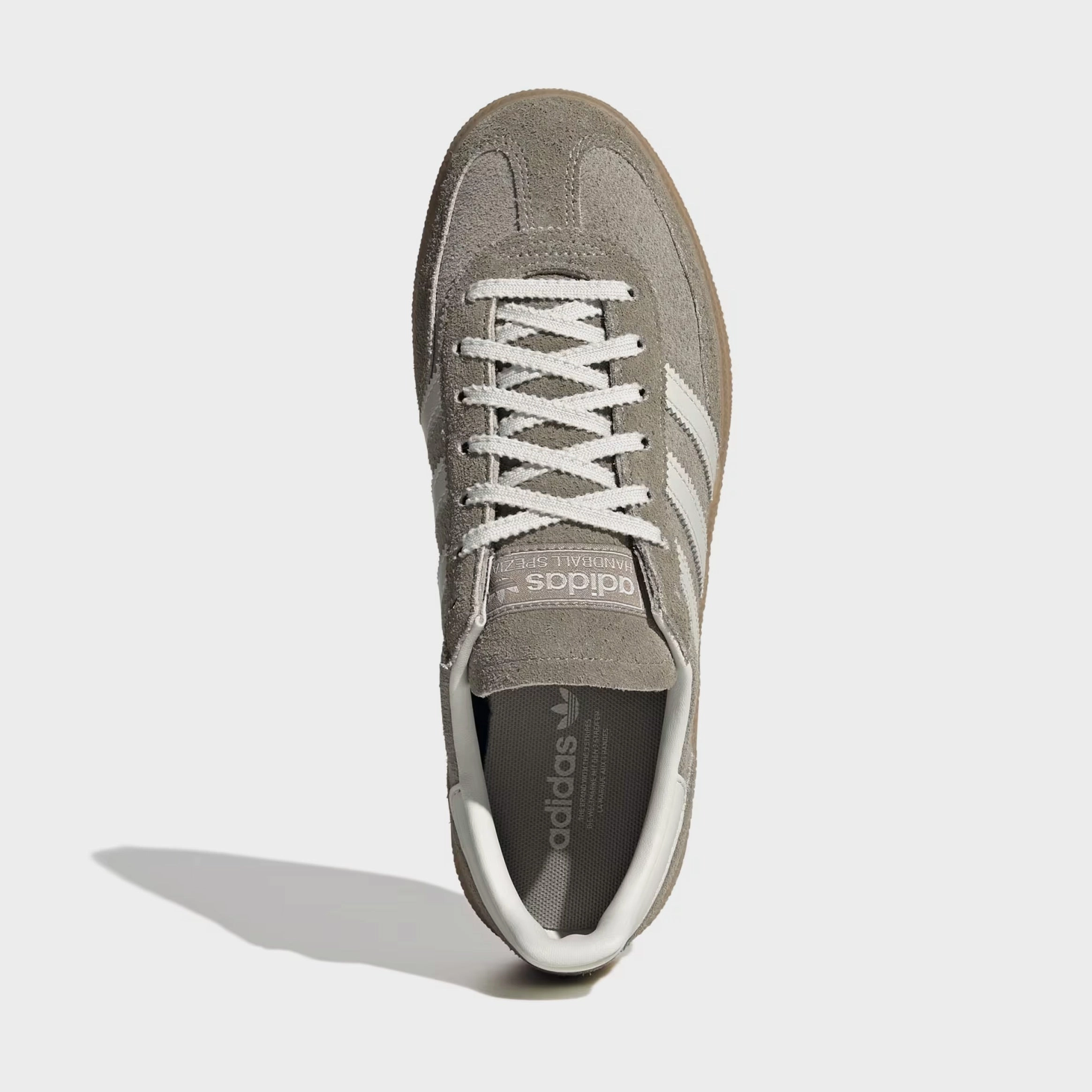 Handball Spezial Womens Lifestyle Shoes (Silver Pebble/Orbit Grey/Gum) Retro gym-inspired shoes